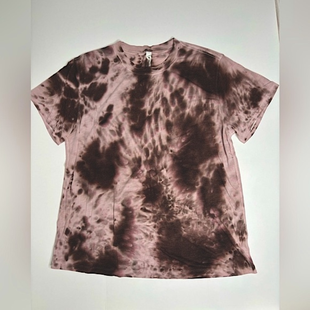 LuluLemon Pink And Brown Oversized Short-Sleeve Tee Size Women’s 6